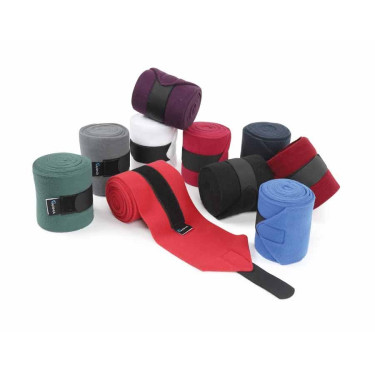 Shires polobandages voor paardrijden – set van 4