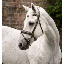 Ponyhoofdstel Horseware Cavesson Bruin Ponyhoofdstel Horseware Cavesson Bruin