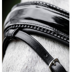 Hoofdstel Horseware Diamante Flash Zwart / zilver