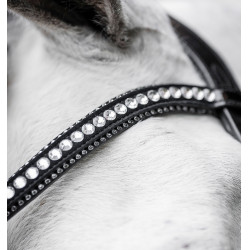 Hoofdstel Horseware Diamante Flash Zwart / zilver