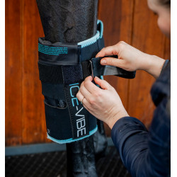 Ice-Vibe kniebeschermers paard – massage en koude/warme therapie