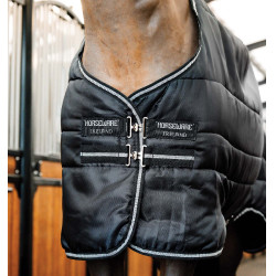 Staldeken Easy-Layer Horseware 100 g Zwart / zwart / zilver Staldeken Easy-Layer Horseware 100 g Zwart / zwart / zilver