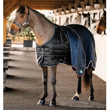 Staldeken Easy-Layer Horseware 100 g Zwart / zwart / zilver Staldeken Easy-Layer Horseware 100 g Zwart / zwart / zilver