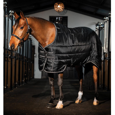 Staldeken Easy-Layer Horseware 100 g Zwart / zwart / zilver Staldeken Easy-Layer Horseware 100 g Zwart / zwart / zilver