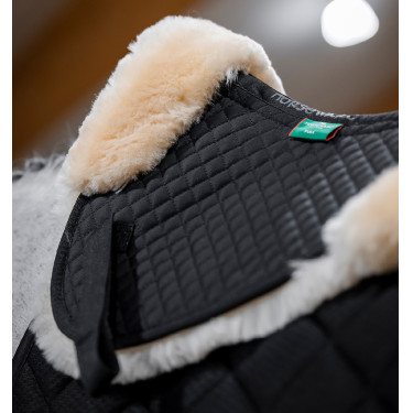 Schapenvacht halfpad voor paardrijden - Horseware