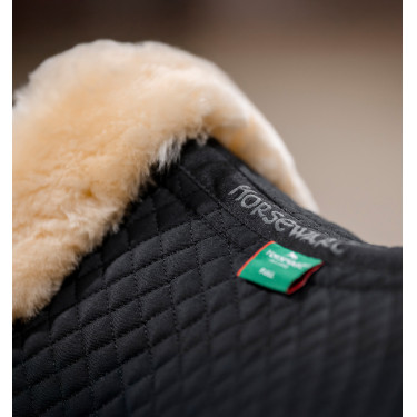 Schapenvacht halfpad voor paardrijden - Horseware