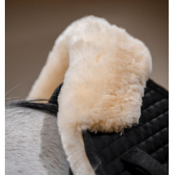Schapenvacht halfpad voor paardrijden - Horseware