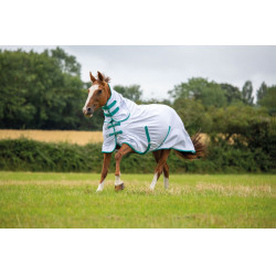 Combinatiedeken tegen vliegen Tempest Original Shires Wit