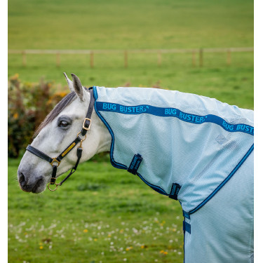 Vliegwerende halsbeschermer Amigo Horseware Bug Buster Hemelsblauw / marineblauw / elektrisch blauw