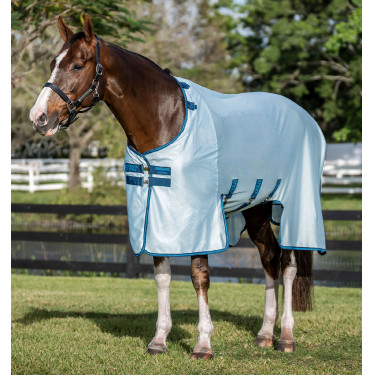 Vliegendeken Horseware Amigo Bug Buster Hemelsblauw / marineblauw / elektrisch blauw
