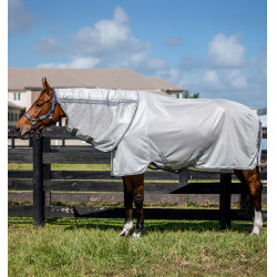Vliegendeken Horseware Amigo Bug Rug Plus Zilver / titaniumgrijs / zilver