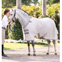 Vliegendeken Horseware Amigo Bug Rug Pony Zilver / titaniumgrijs / zilver