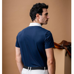 Wedstrijdpolo Horseware AA Gabrio Marine Marineblauw