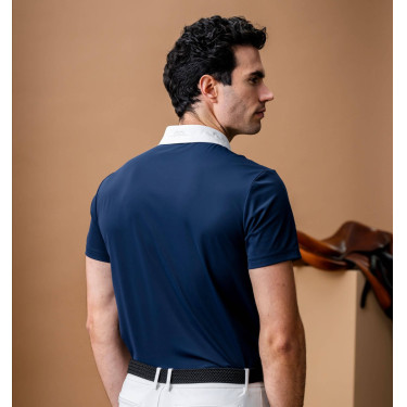 Wedstrijdpolo Horseware AA Gabrio Marine Marineblauw