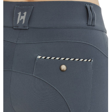 Horseware Newmarket broek middelhoge taille kniegreep Indigopaarse orchidee Violet