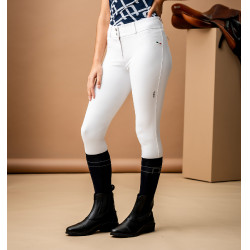 Horseware AA Aria rijbroek met kniestukken en middelhoge taille Wit