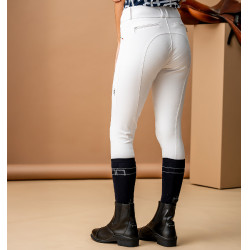 Horseware AA Aria rijbroek met kniestukken en middelhoge taille Wit