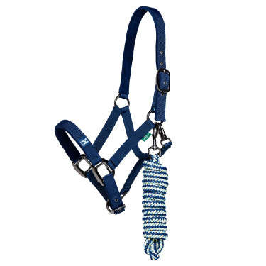 Halster en touw Horseware Newmarket Marine witney Marineblauw