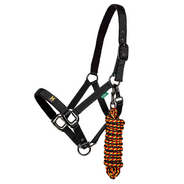 Halster en touw Horseware Newmarket Witgoud