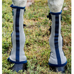 Vliegenbeschermers Horseware per 2 Zilver / marine Vliegenbeschermers Horseware per 2 Zilver / marine