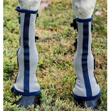 Vliegenbeschermers Horseware per 2 Zilver / marine Vliegenbeschermers Horseware per 2 Zilver / marine