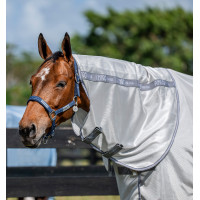 Vliegwerende halsbeschermer Horseware Amigo Bug Rug Azurblauw / Marine / Elektrisch blauw