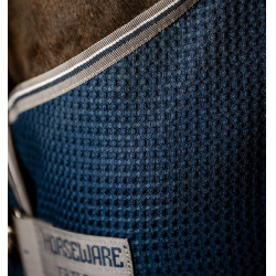 Horseware Rambo Techni Waffle Cooler zweetdeken Marine / onweer / zilvergrijs Marineblauw