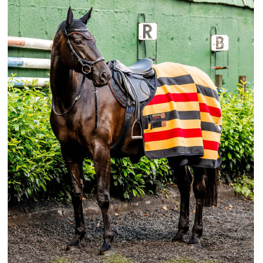 Newmarket Fleece Cooler polar deken van Horseware Witgoud Newmarket Fleece Cooler polar deken van Horseware Witgoud