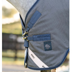 Horseware Rhino Hexstop Plus Poney Turnout 0g deken Grijs / indigo / marineblauw