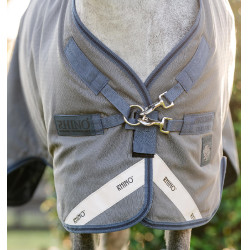 Horseware Rhino Hexstop Plus Poney Turnout 0g deken Grijs / indigo / marineblauw