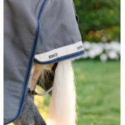 Horseware Rhino Hexstop Plus Poney Turnout 0g deken Grijs / indigo / marineblauw