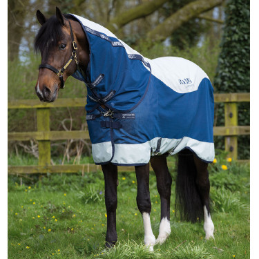 Horseware Rambo Summer Series V-Front deken Marine / grijs Blauw Horseware Rambo Summer Series V-Front deken Marine / grijs Blauw