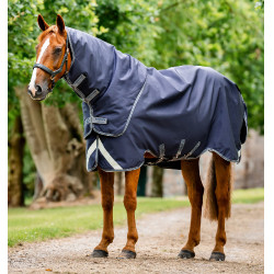 Horseware Rambo Duo Ripstop Plus Turnout Bundel (100g + 100g + 200g) Marine / onweer / zilvergrijs Marineblauw