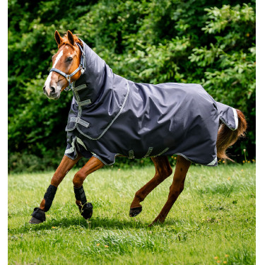 Horseware Rambo Duo Ripstop Plus Turnout Bundel (100g + 100g + 200g) Marine / onweer / zilvergrijs Marineblauw