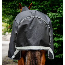 Horseware Rambo 1680D Turnout Plus 100g deken Zwart / storm / zilvergrijs
