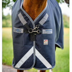 Horseware Rambo 1680D turnoutdeken 250g voor paarden Horseware Rambo 1680D turnoutdeken 250g voor paarden