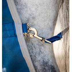 Horseware Ionic Therapy Turnout 100g deken Bleu imperial / argent /Marine Blauw Horseware Ionic Therapy Turnout 100g deken Bleu imperial / argent /Marine Blauw
