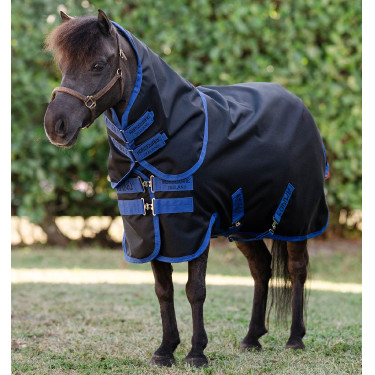 Mini paard regendeken 0g 900D met hals – Horseware