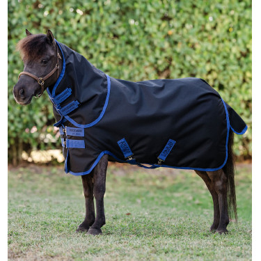 Mini paard regendeken 0g 900D met hals – Horseware