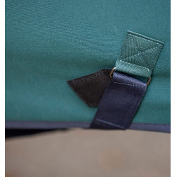 Horseware Amigo Jersey Poney Cooler Deken Groen dynastie / marine / zilver