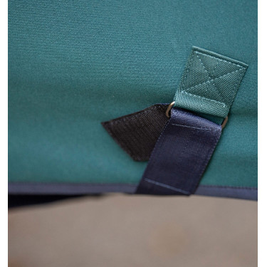 Horseware Amigo Jersey Poney Cooler Deken Groen dynastie / marine / zilver
