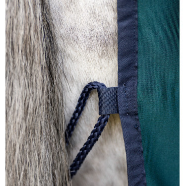 Horseware Amigo Jersey Poney Cooler Deken Groen dynastie / marine / zilver