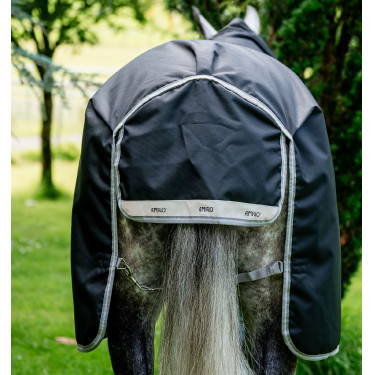 Horseware Amigo 1200D XL Turnout 50g deken Zwart / titaniumgrijs / zilver