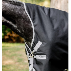 Horseware Amigo 1200D Wug Turnout 150g deken Zwart / titaniumgrijs / zilver