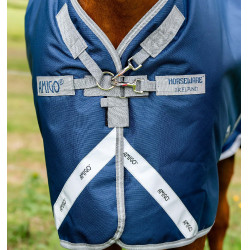 Horseware Amigo 1200D Turnout Plus 50g deken Marine / titaangrijs / zilver Marineblauw