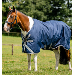 Horseware Amigo 1200D Turnout 0g deken Marine / titaangrijs / zilver Marineblauw