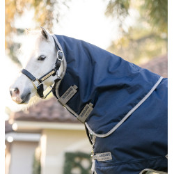 Horseware Amigo 1200D Plus Pony Turnout 50g deken Marine / titaangrijs / zilver Marineblauw