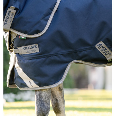 Horseware Amigo 1200D Plus Pony Turnout 50g deken Marine / titaangrijs / zilver Marineblauw