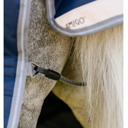 Horseware Amigo 1200D Plus Pony Turnout 50g deken Marine / titaangrijs / zilver Marineblauw