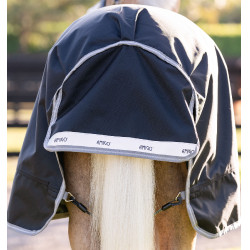 Horseware Amigo 1200D Plus Poney Turnout 0g Deken Zwart / titaniumgrijs / zilver